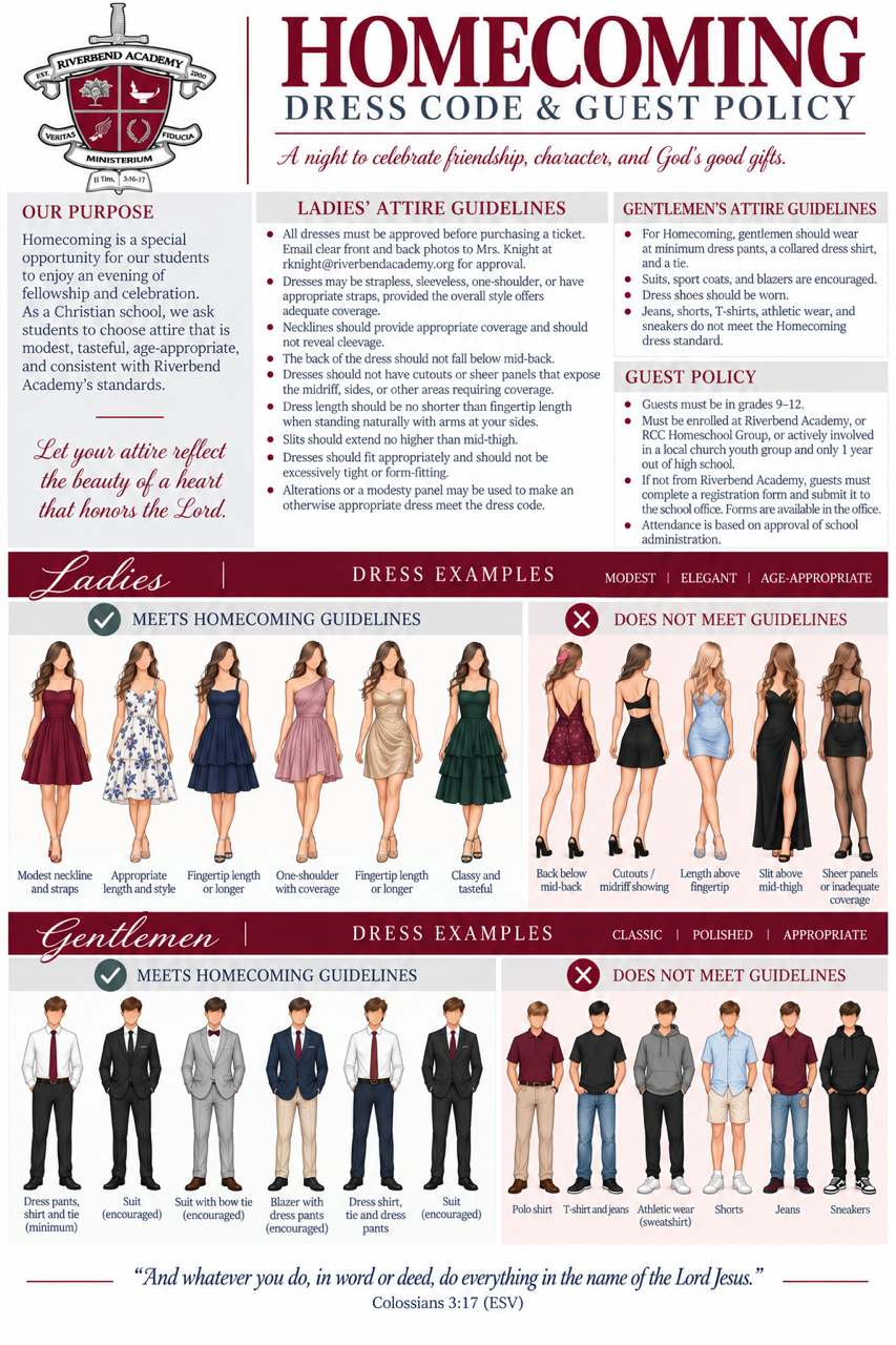 HOMECOMING DRESS CODE