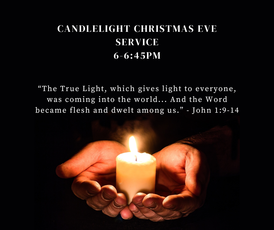 Candlelight Christmas eve service