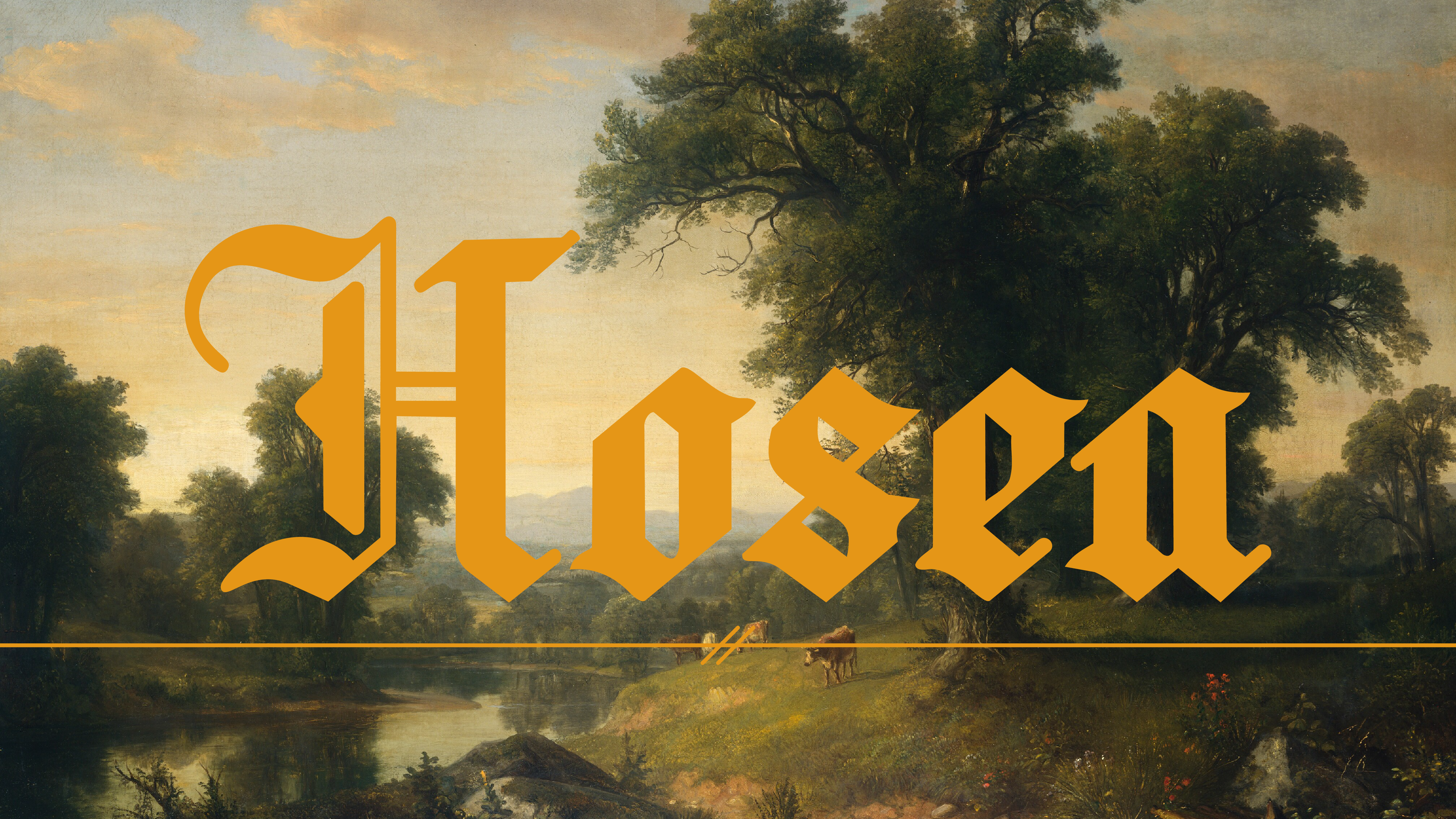 Hosea banner