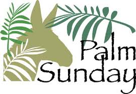 Palm Sunday with colt