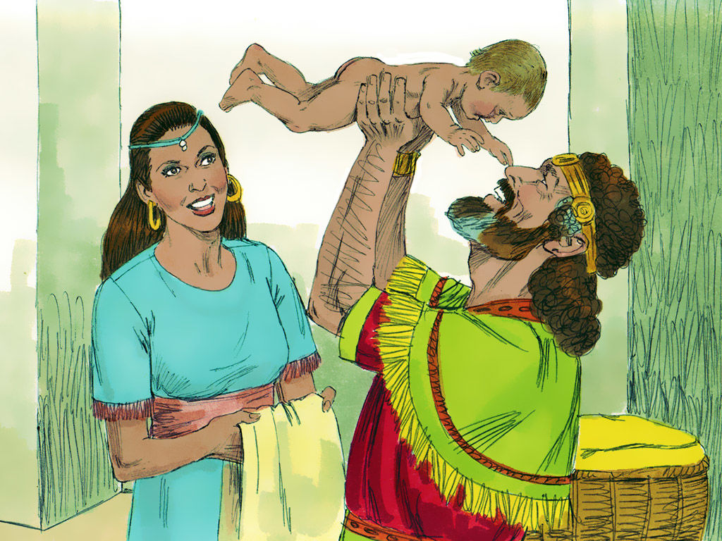 Solomon as a baby