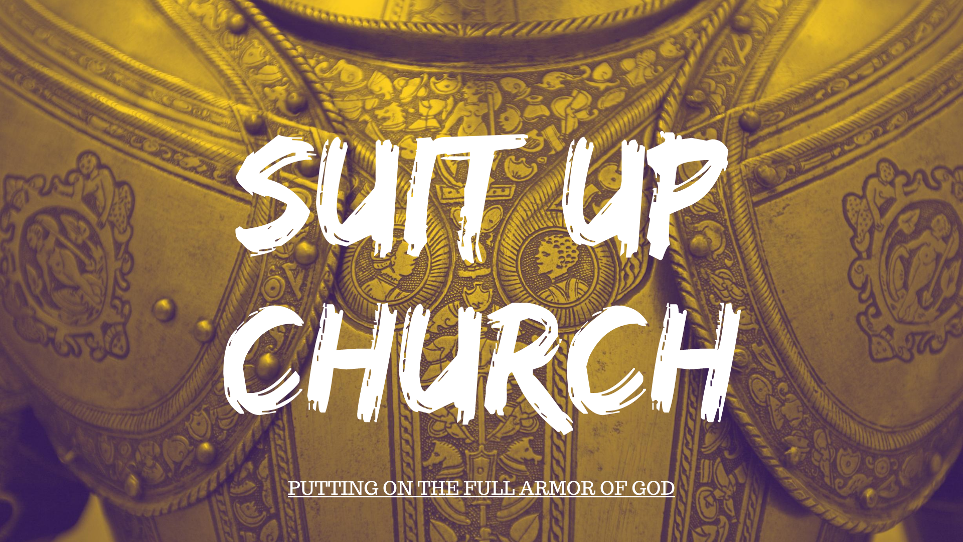 Suit Up Church banner