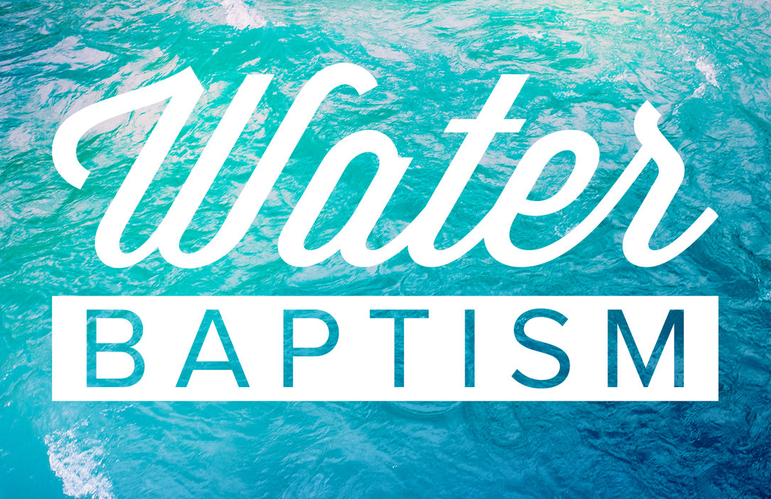 water baptism image