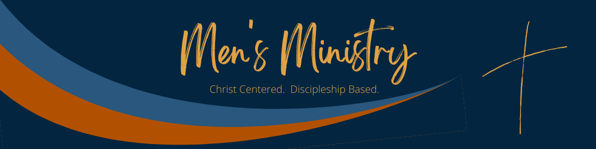Men's Ministry Banner for Adult page website art 2025