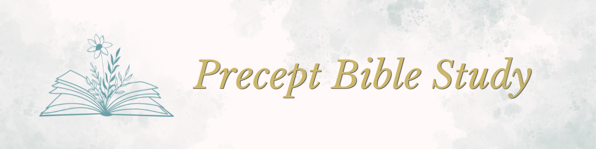 Precept Bible Study Banner 