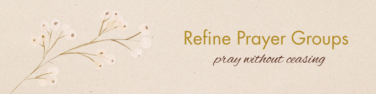 Refine Prayer Groups (1)