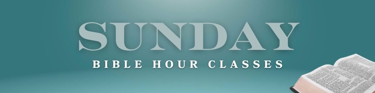 SUNDAY Bible Hour Banner