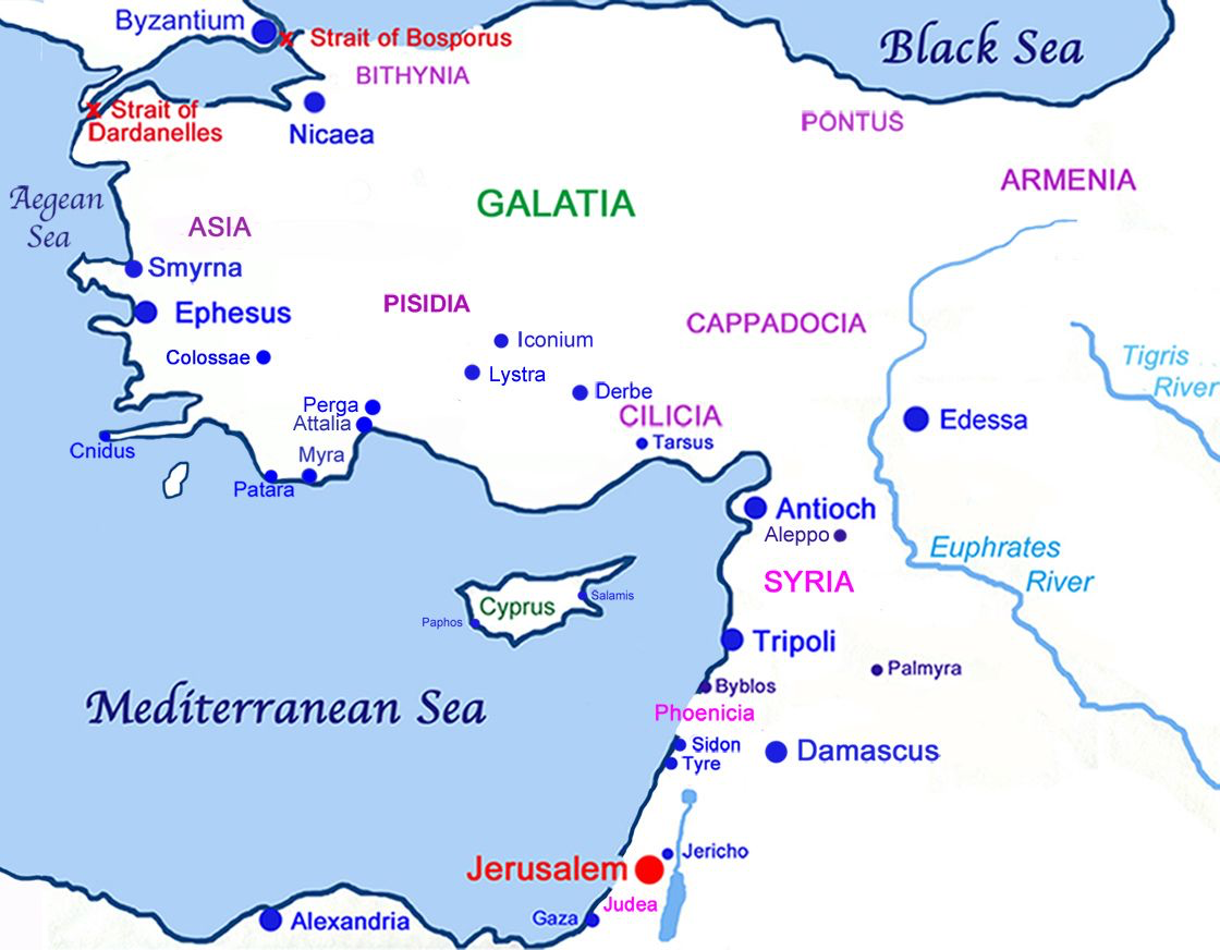 Galatia Map