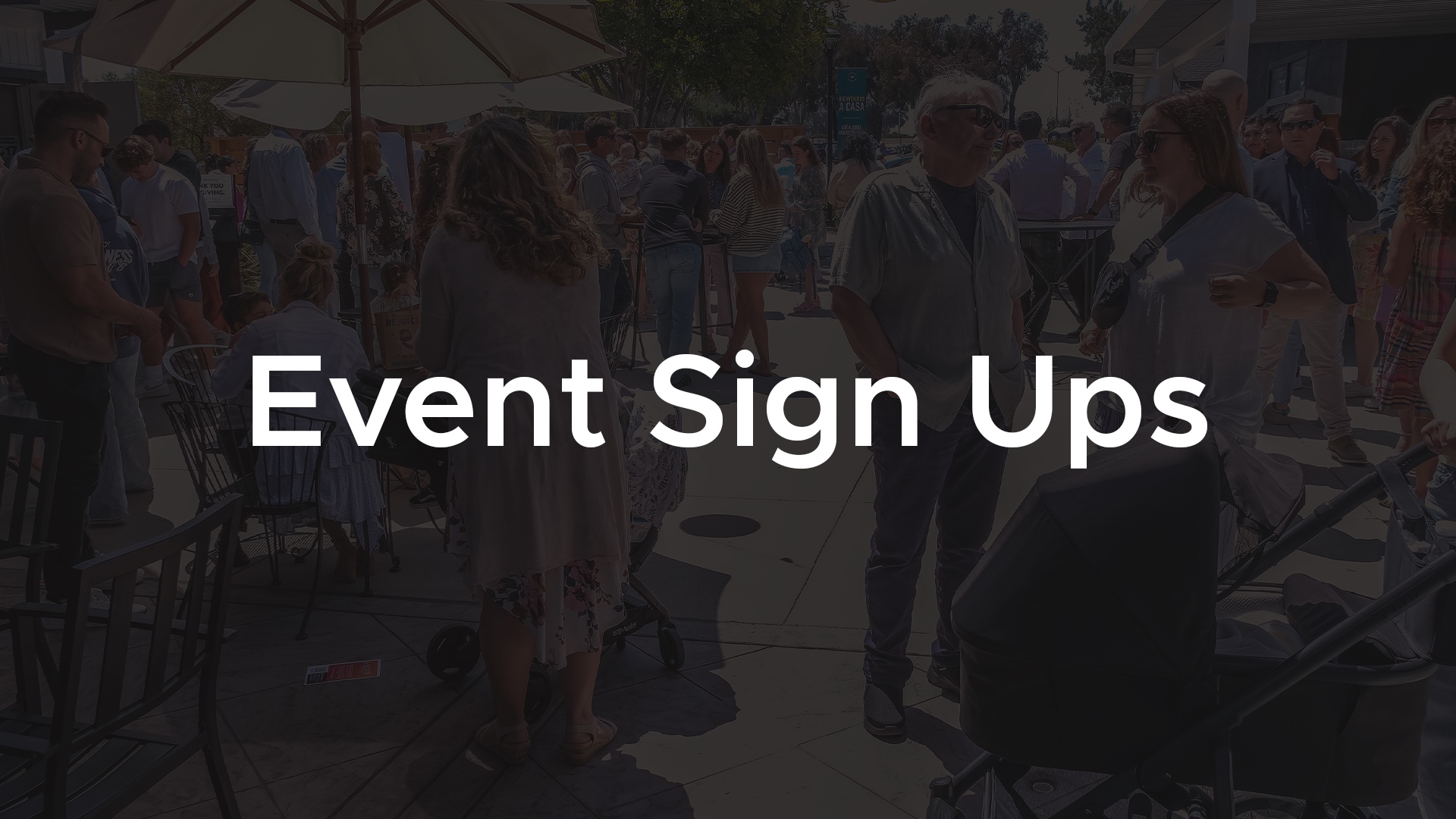 Event Sign Ups