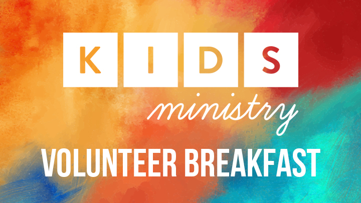 Kids Ministry Volunteer Breakfast image