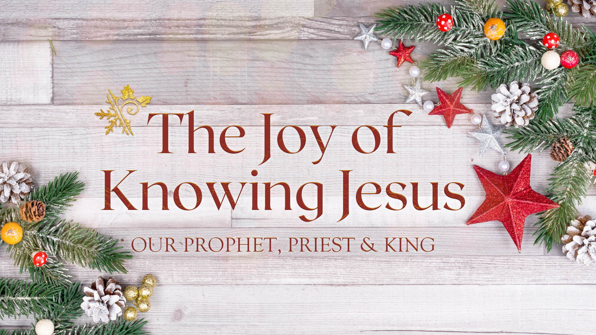 The Joy Of Knowing Jesus image