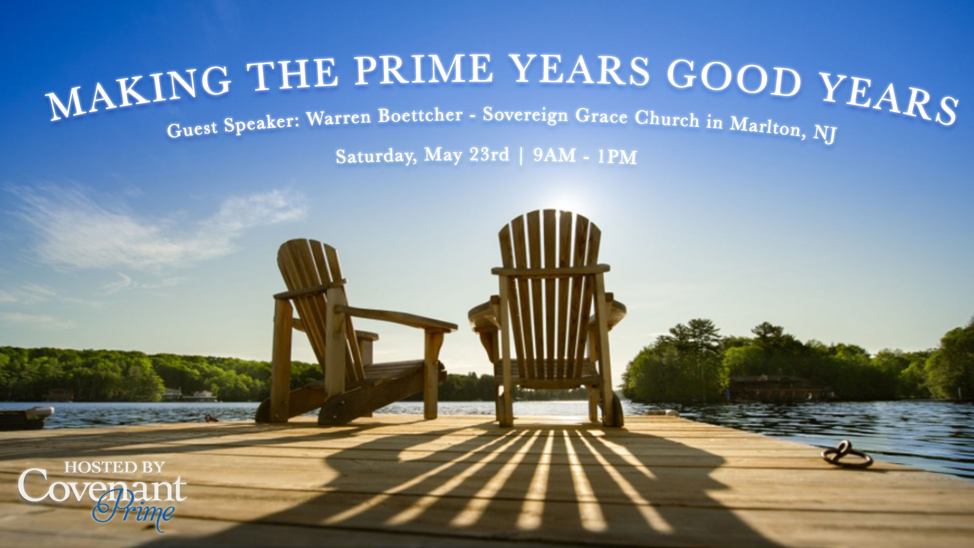 Covenant Prime Seminar - Making the Prime Years Good Years image