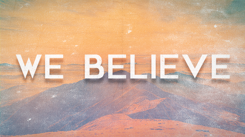We Believe image