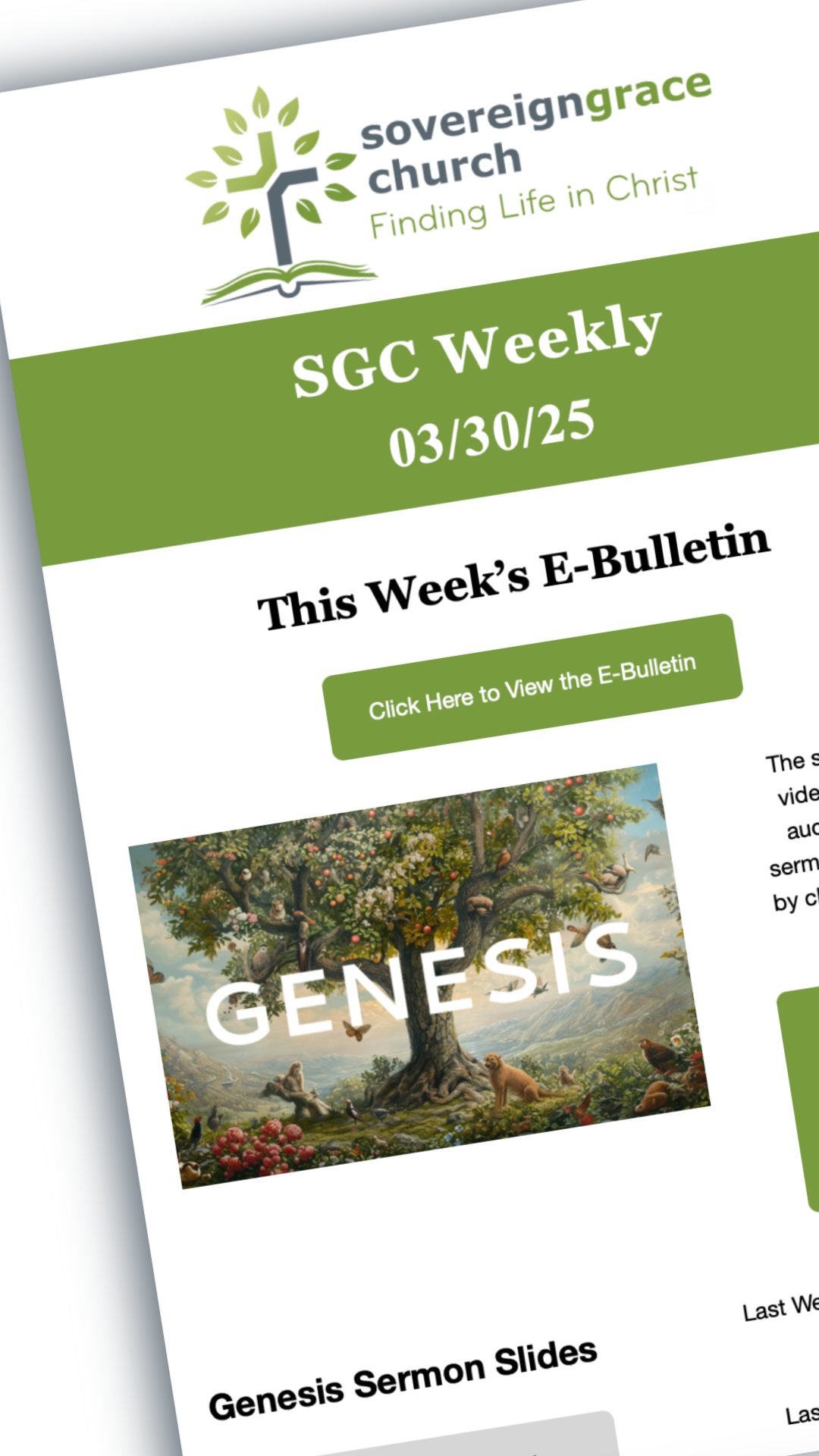 SGC Weekly