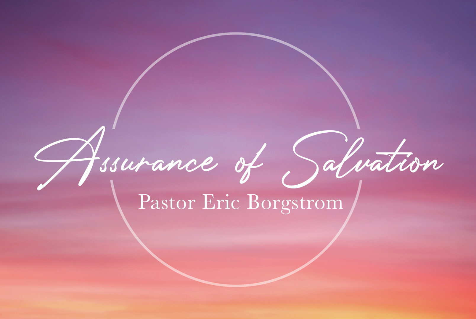 Assurance of Salvation banner
