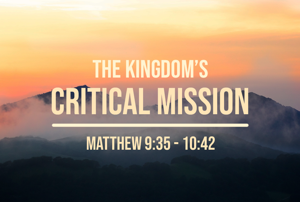 The Kingdom's Critical Mission banner