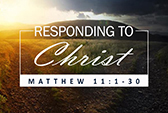 Responding to Christ banner