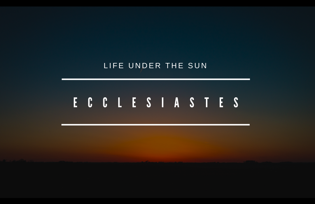Ecclesiastes: Life Under the Sun banner