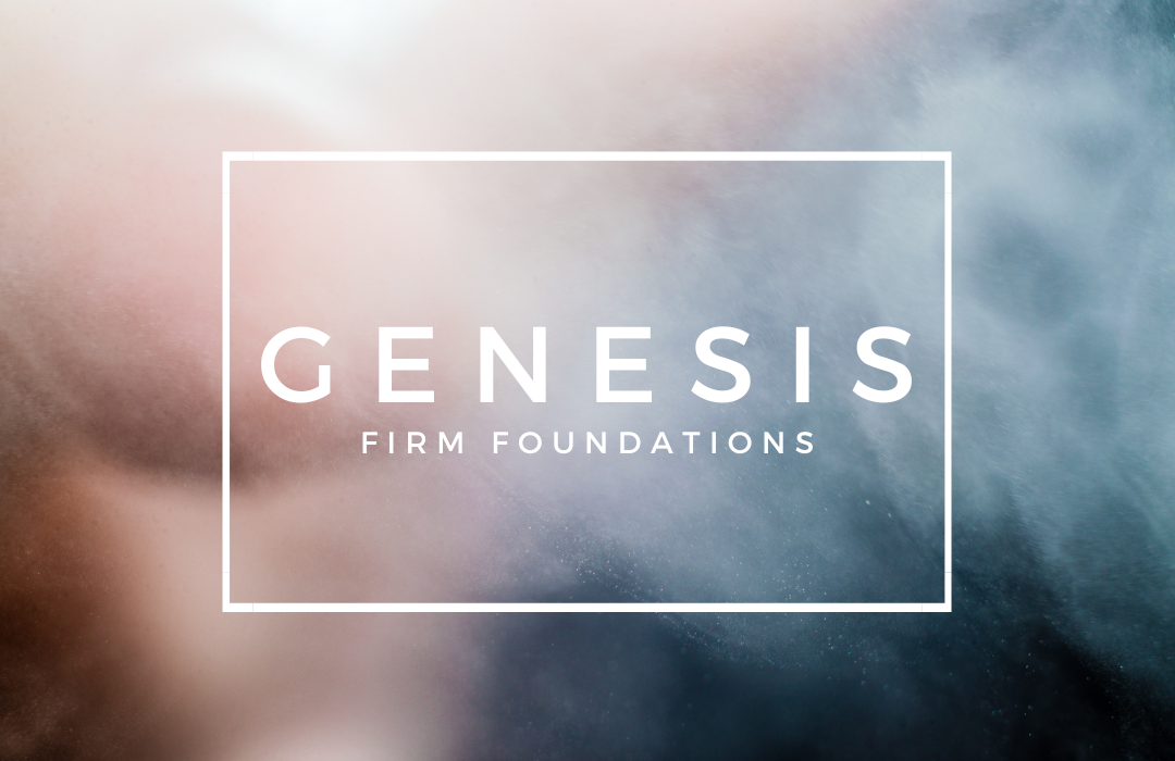 Genesis: Firm Foundations banner
