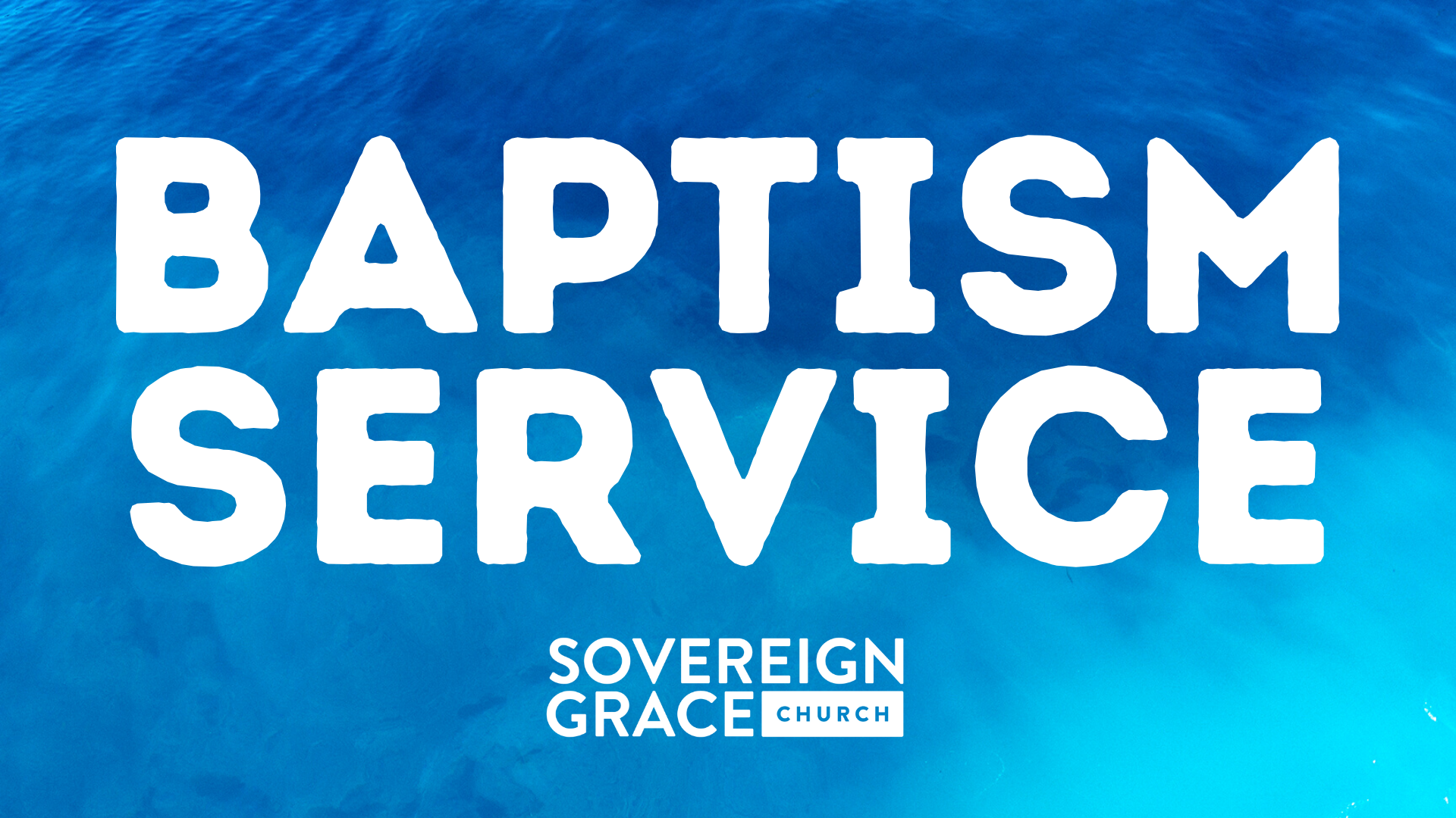 Baptism Service SLIDE image