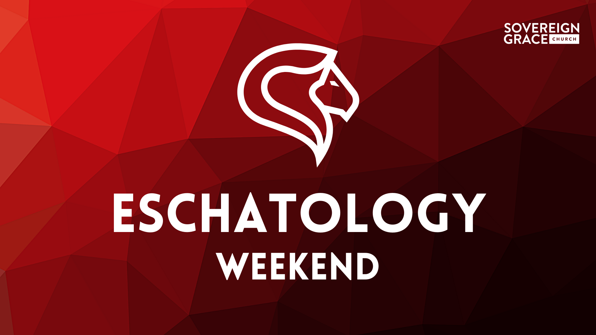 Eschatology Weekender banner