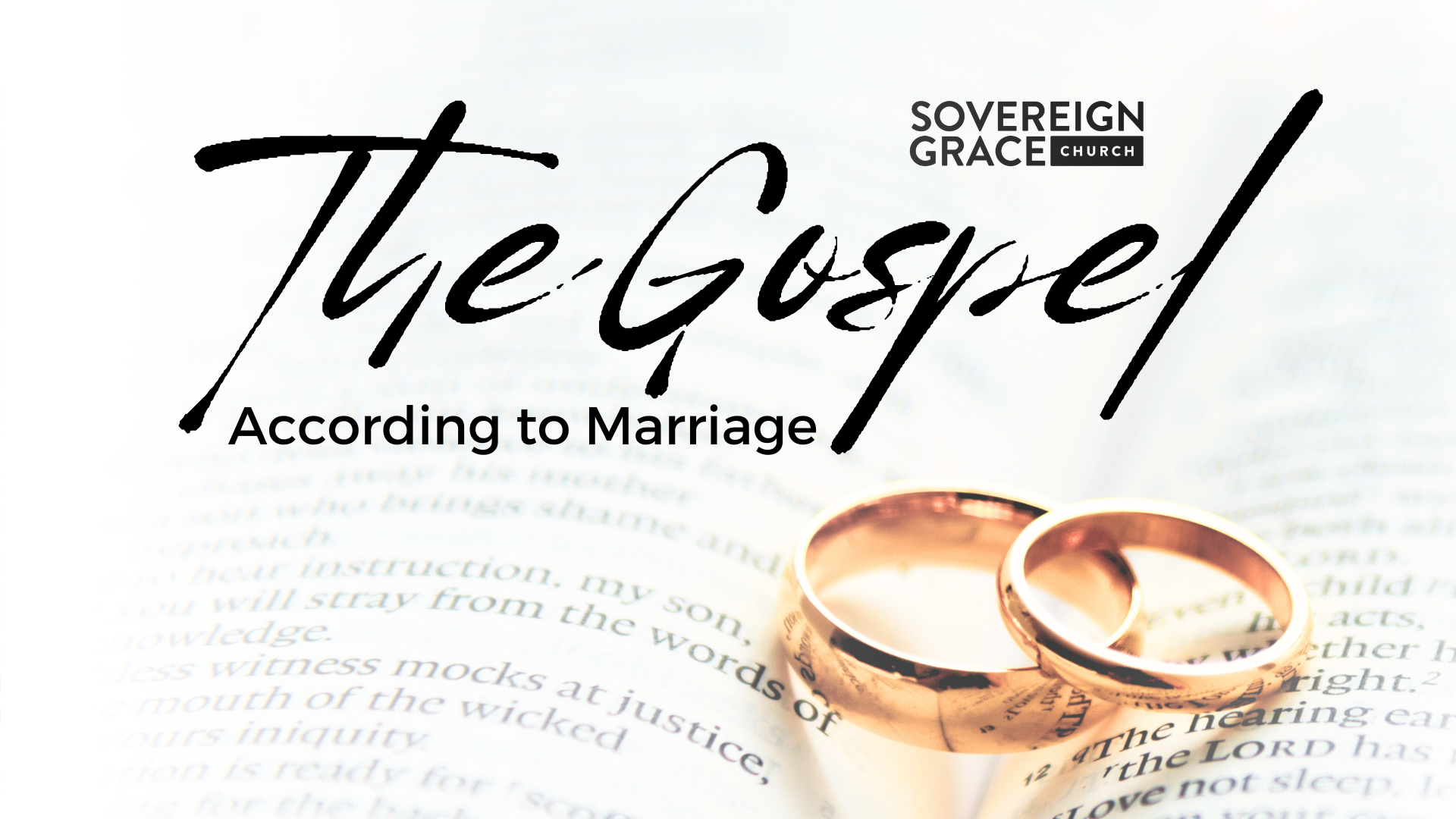 The Gospel According to Marriage banner