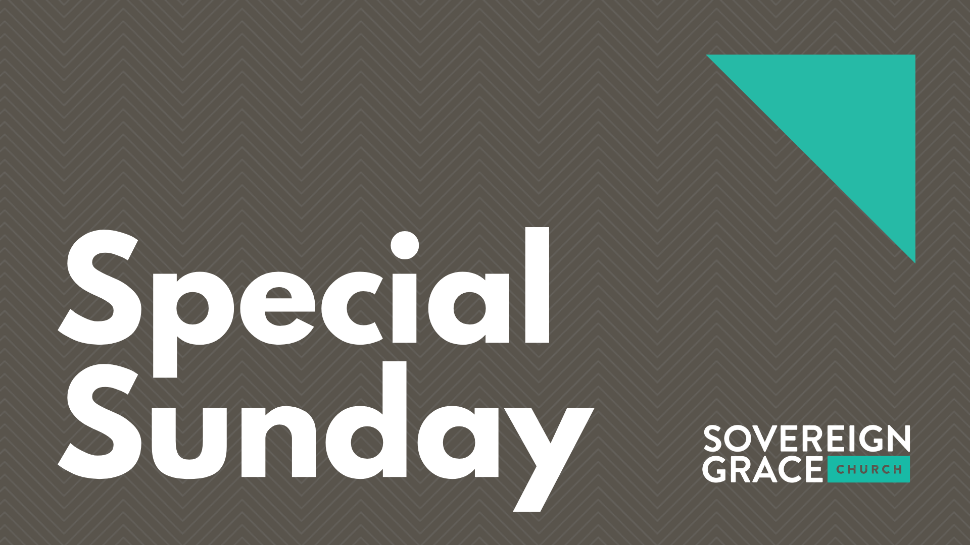 Special Sunday banner