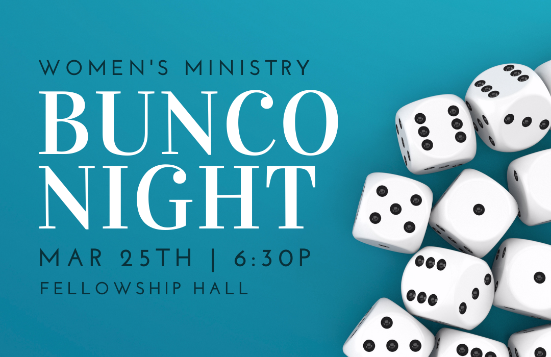 Women's Ministry Bunco EVENT (1080 × 700 px) image