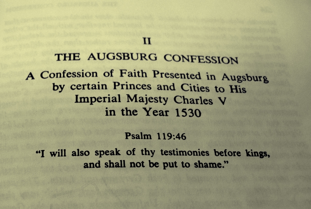 Reformation 500 - The Augsburg Confession banner