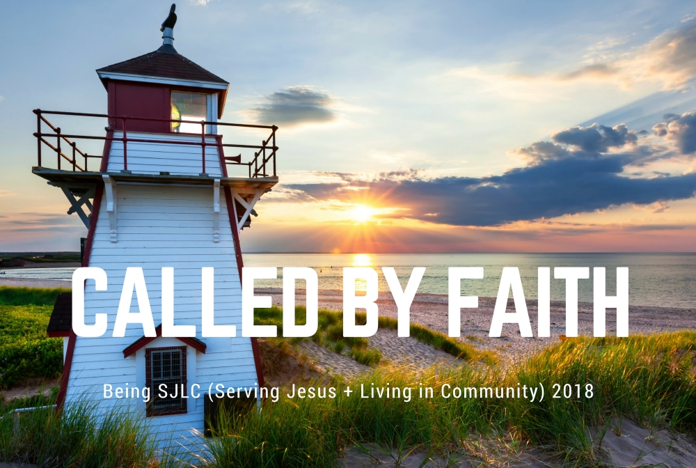 Being SJLC 2018: Called by Faith banner