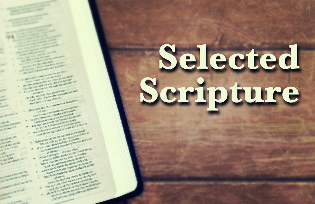 Selected Scripture banner