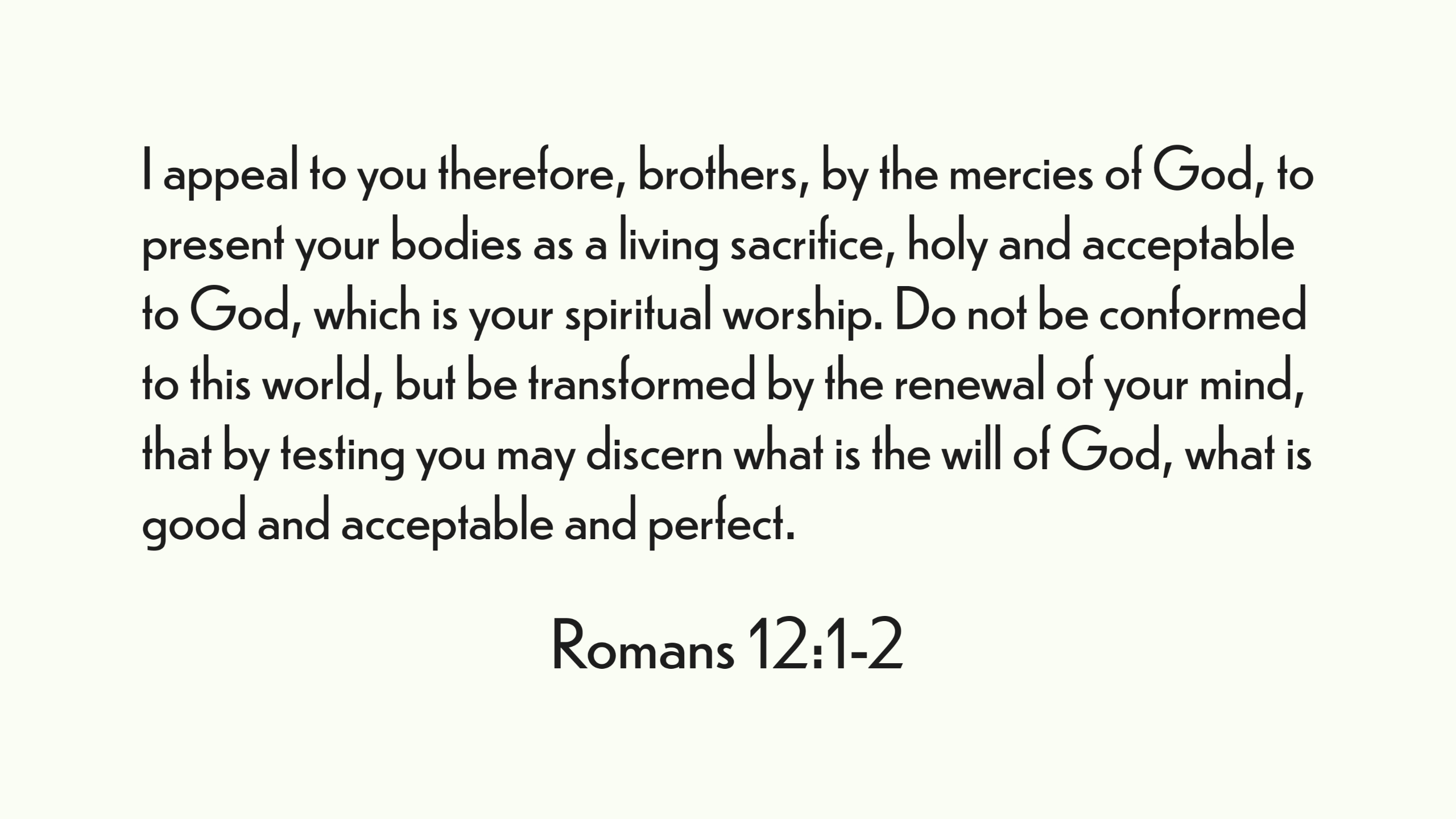 6.25 - 2 - Romans 12