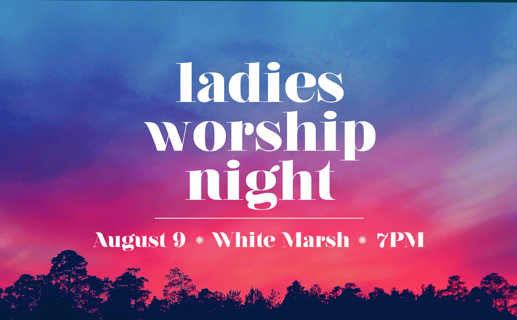 ladies worship night aug 2025  image