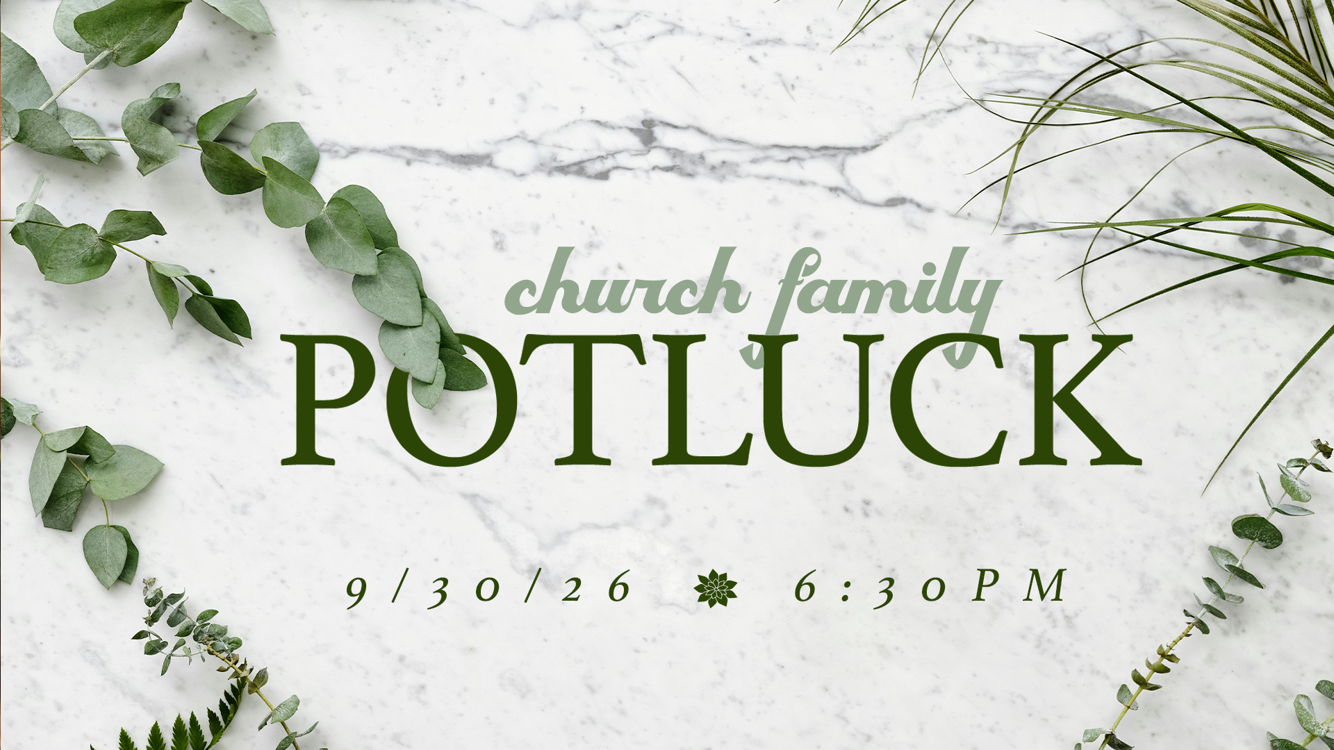 potluck sept 30 2026