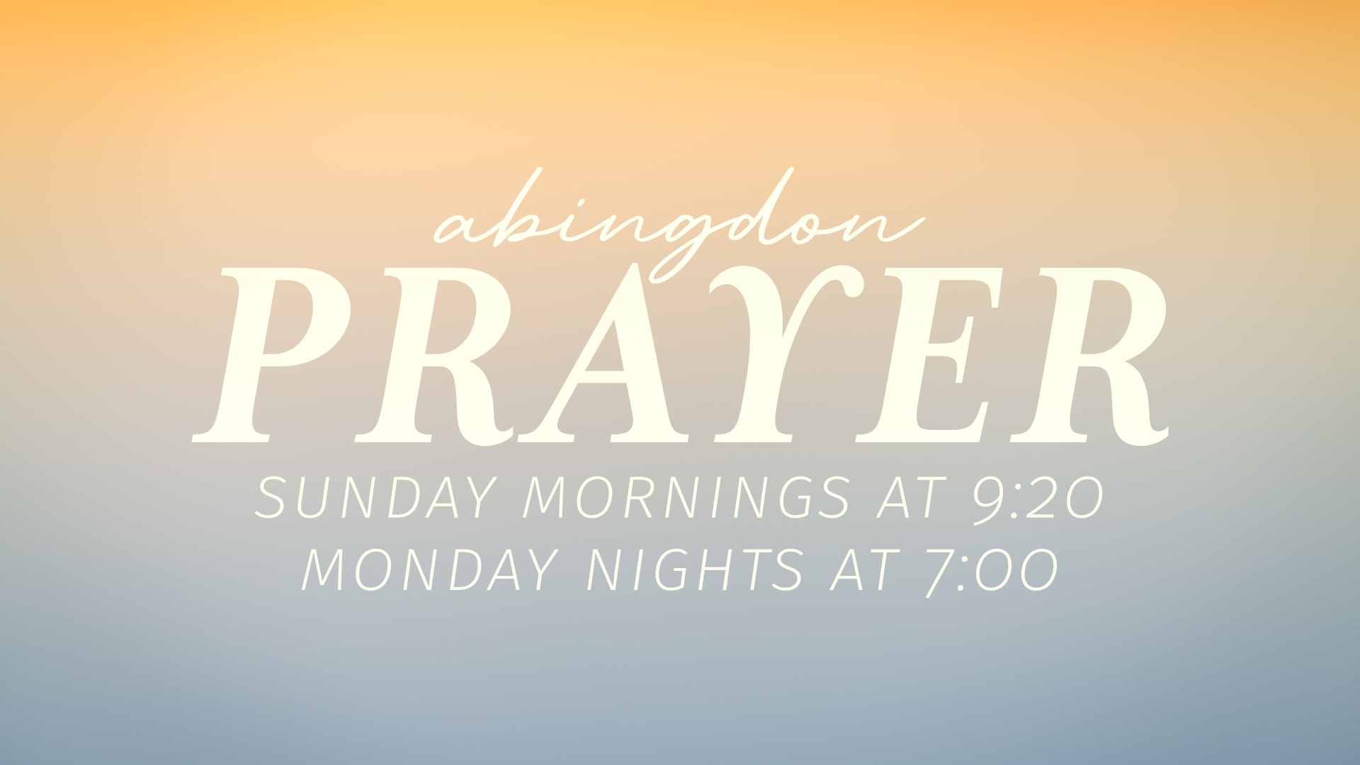 Prayer Abingdon 2023 image