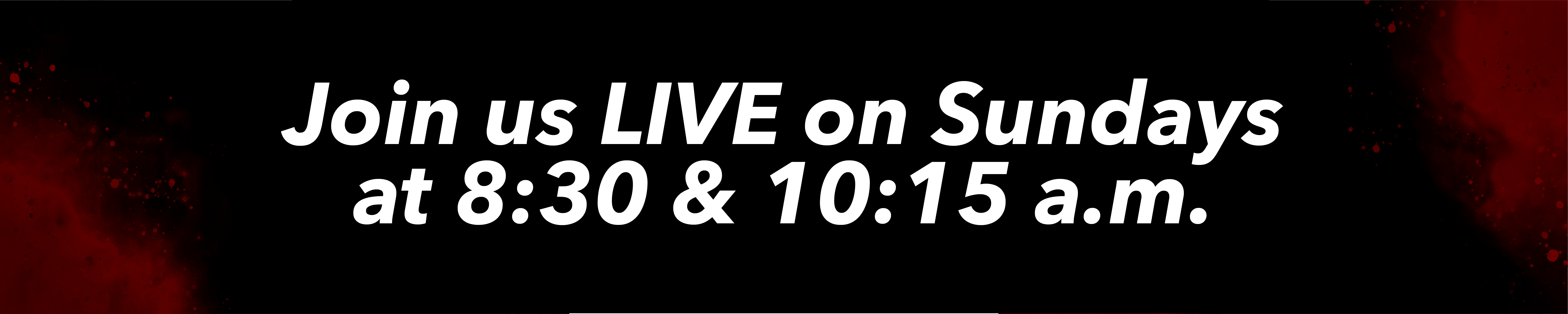 2025 Livestream Times