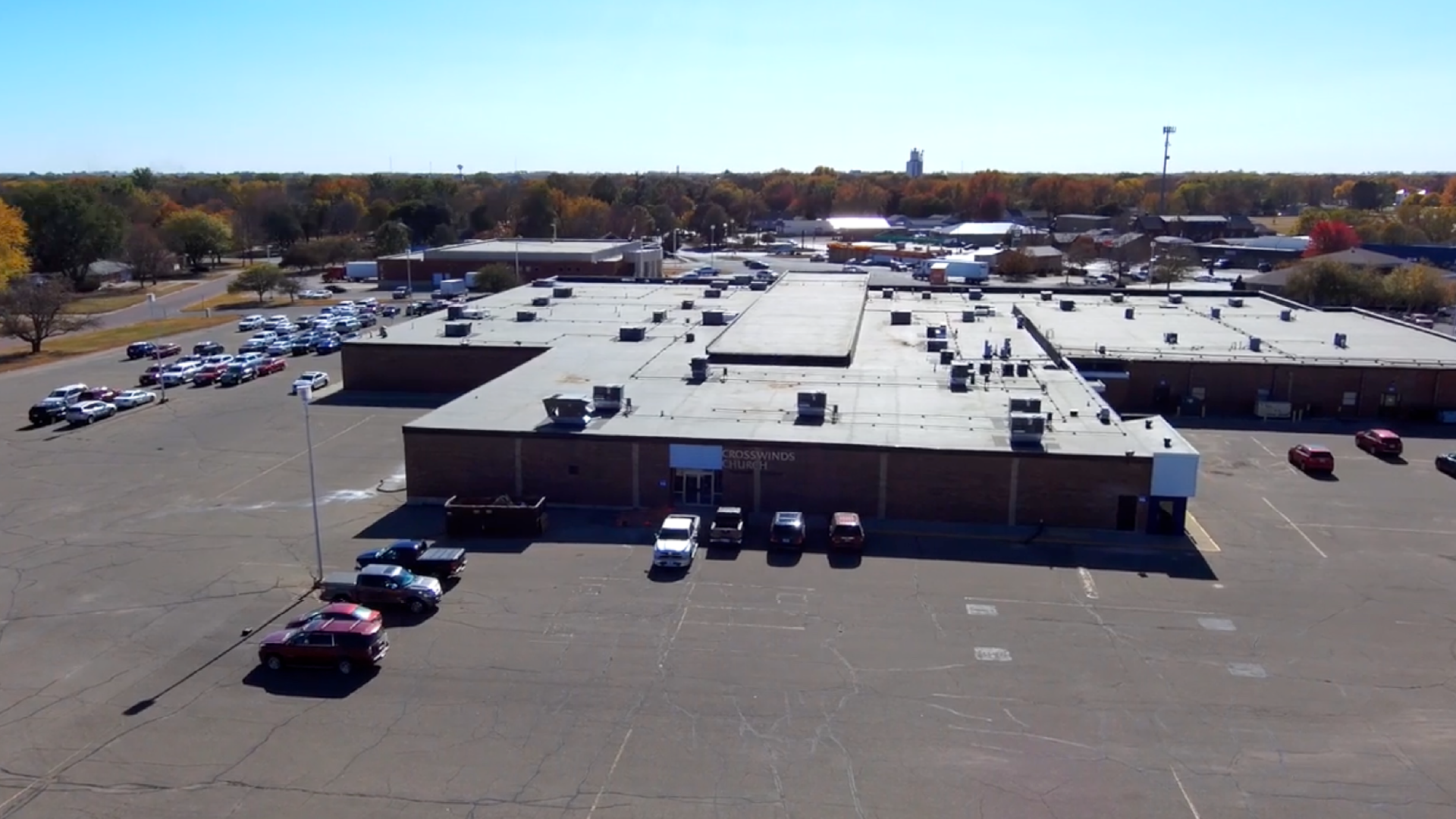 Spencer Campus Building Aerial