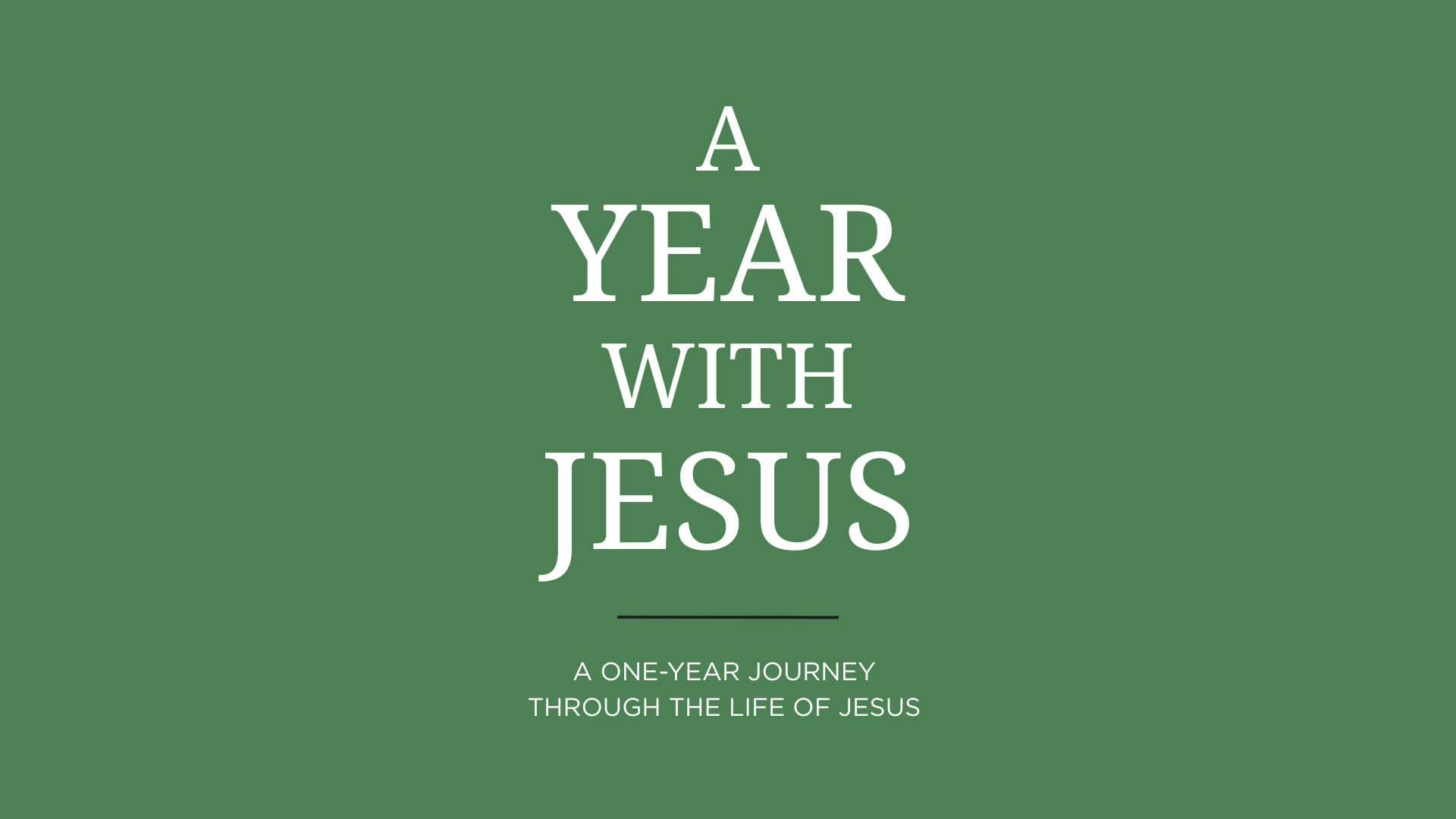 A Year With Jesus : Miracles