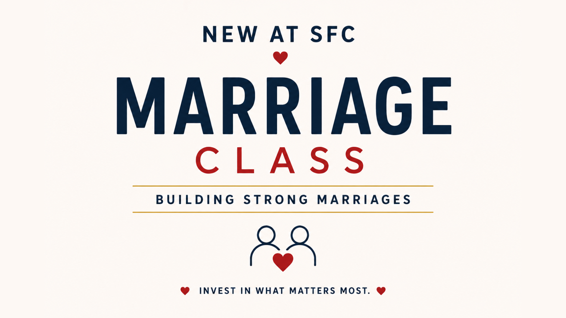 Marriage class 2026