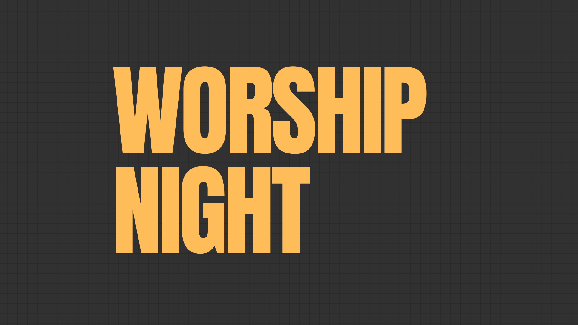 Worship Night 5-15-26