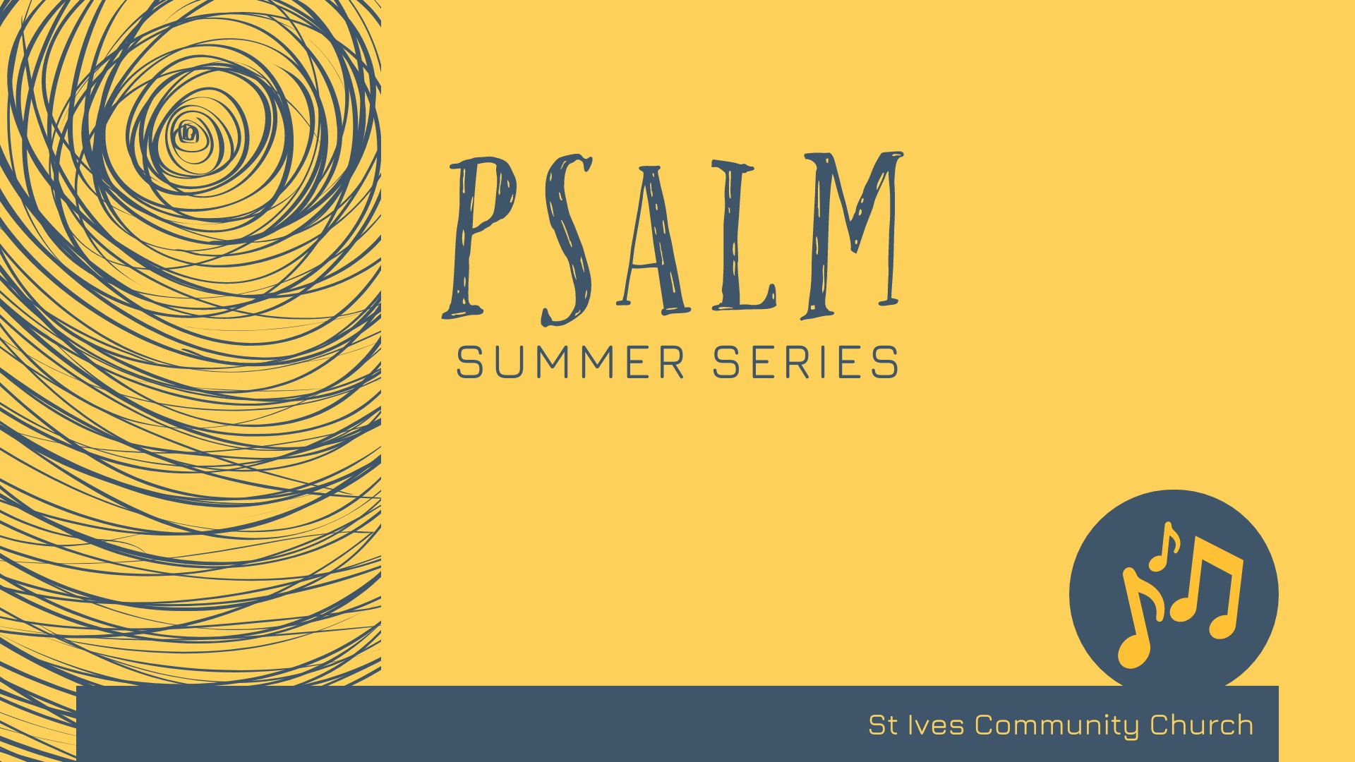 Psalm summer series