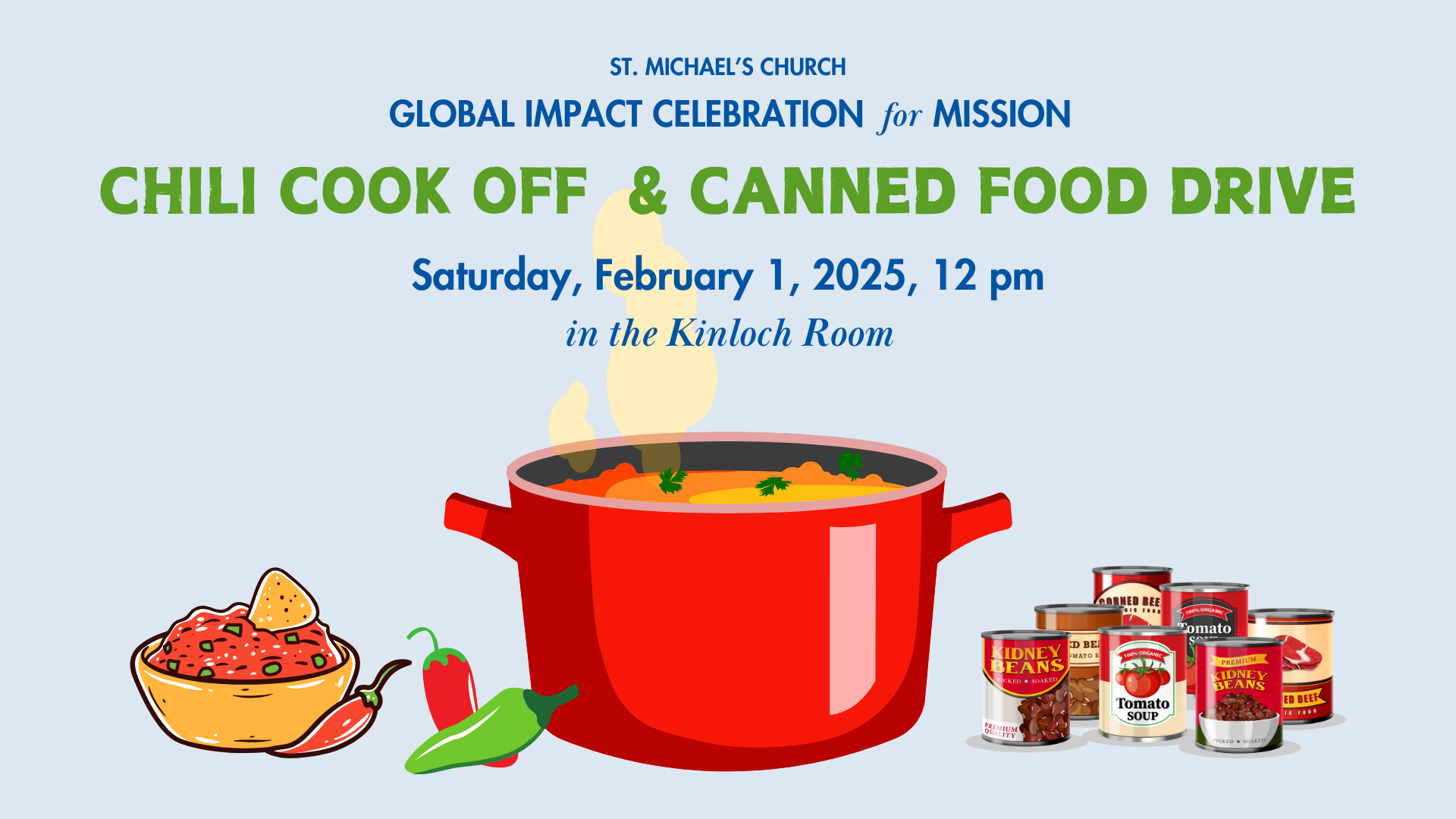 CHILI COOK OFF & CANNED FOOD DRIVE
