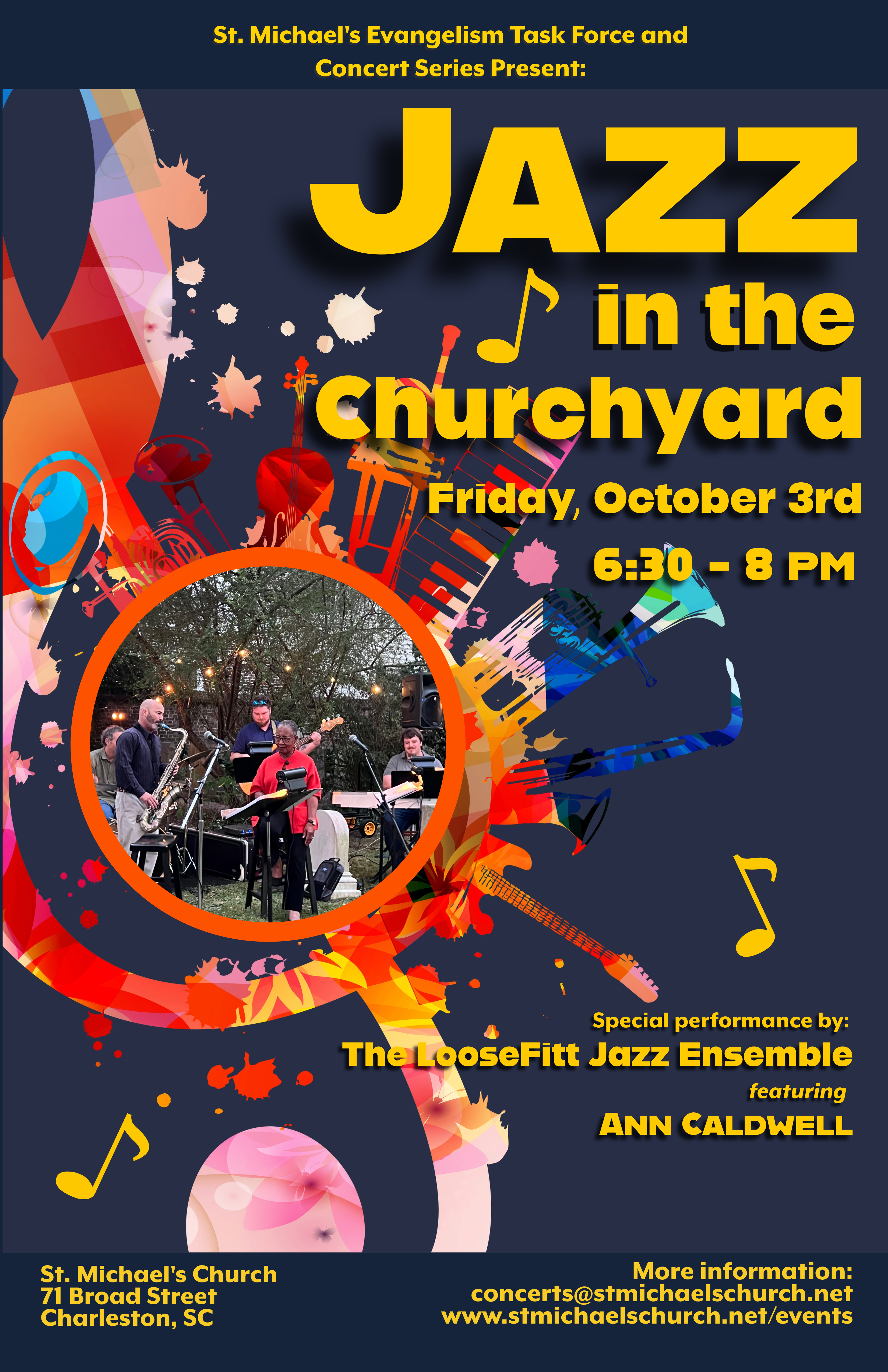 Jazz in the Churchyard Poster 2024-2 (3) image