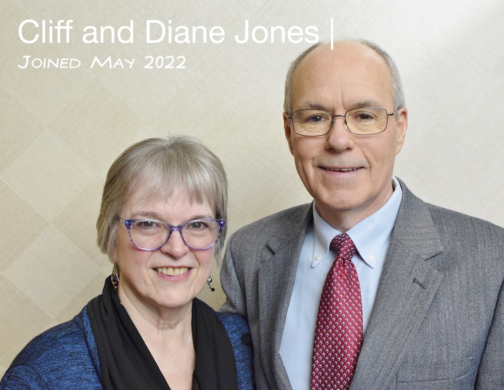 Cliff & Diane Jones bulletin board