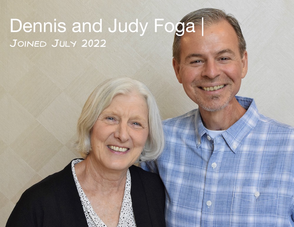 Dennis and Judy Foga bulletin board