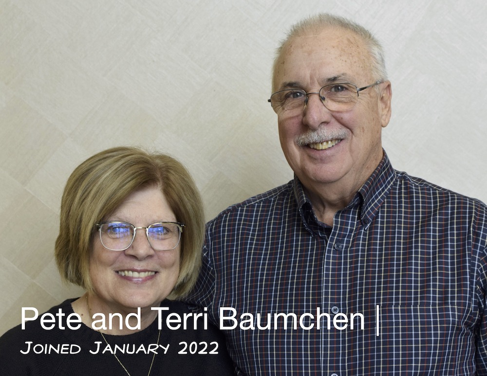 Peter & Terri Baumchen bulletin board revised