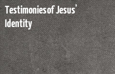Testimonies of Jesus' Identity banner