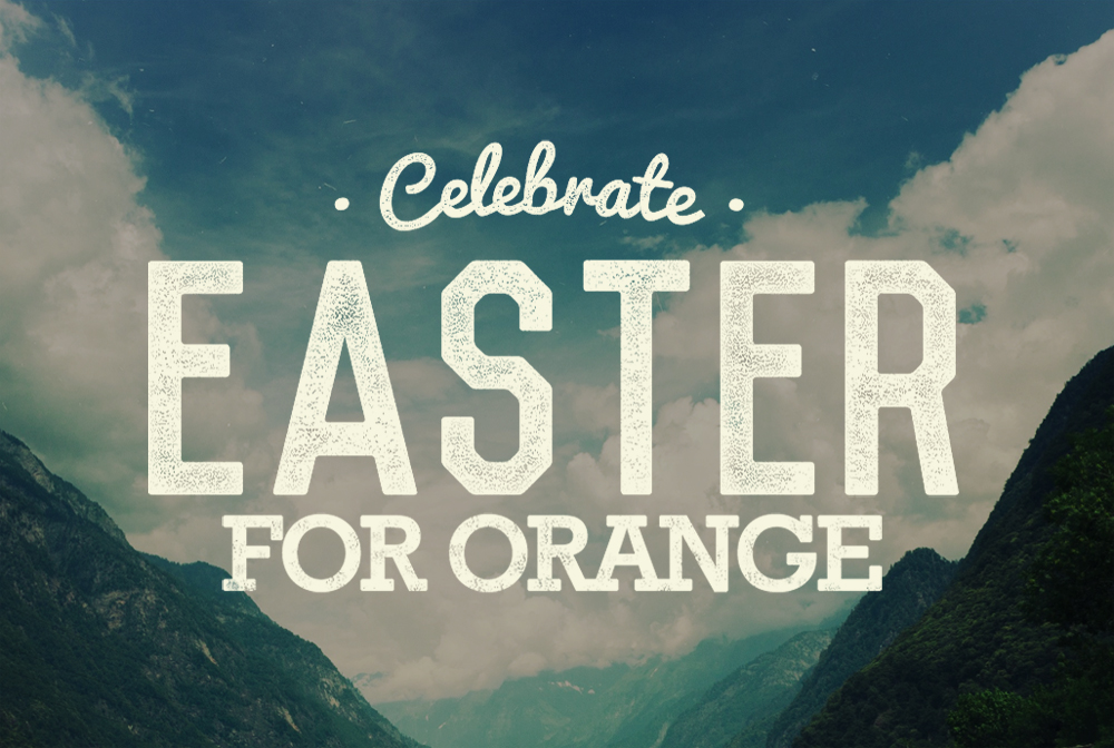 Easter For Orange banner