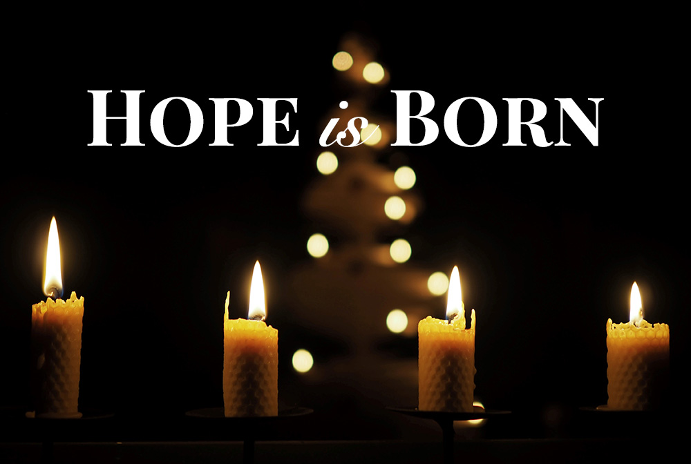 Hope is Born banner