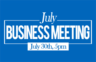 July Business Mtg Event Graphic image